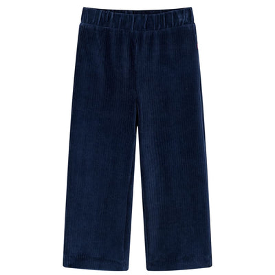 Vidaxl Kinderbroek 116 Cost Velvet Navy Blue