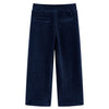 Vidaxl kinderbroek 128 ribfluweel marineblauw