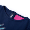 Vidaxl kindershirt met lange mouwen 128 marineblauw