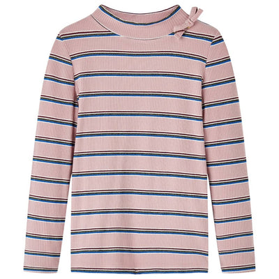 Camisa infantil de Vidaxl con mangas largas 92 rosa claro