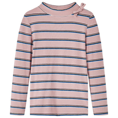 Camisa para niños Vidaxl con mangas largas 104 rosa claro