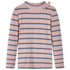 Camicia per bambini Vidaxl con maniche lunghe 128 rosa chiaro