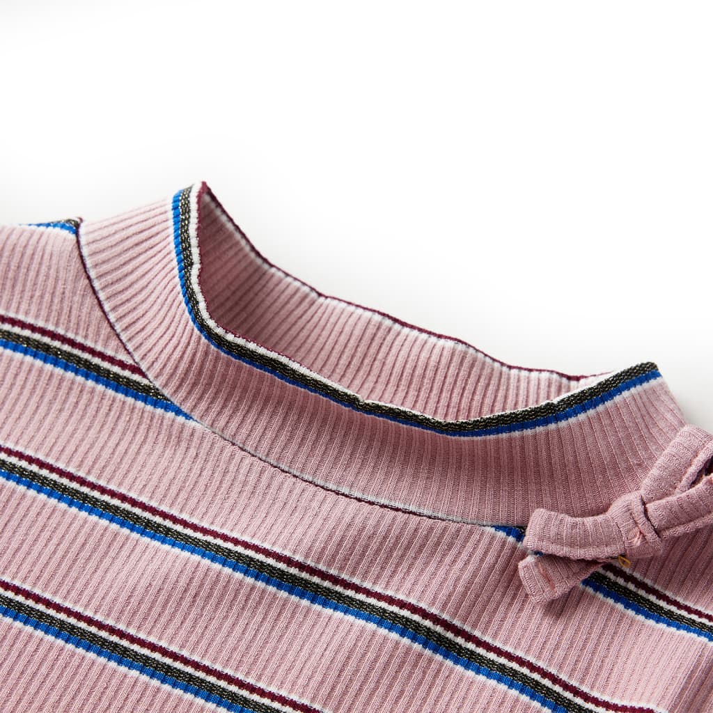 Camicia per bambini Vidaxl con maniche lunghe 140 rosa chiaro