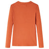 Camicia per bambini Vidaxl con maniche lunghe 104 Oranjebruin