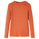 Camicia per bambini Vidaxl con maniche lunghe 116 Oranjebruin