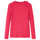 Camicia per bambini Vidaxl con maniche lunghe 92 rosa brillante