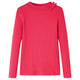 Camicia per bambini Vidaxl con maniche lunghe 104 rosa brillante