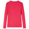 Camicia per bambini Vidaxl con maniche lunghe 104 rosa brillante