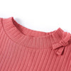 Camicia per bambini Vidaxl con maniche lunghe 104 vecchia rosa