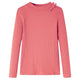 Camicia per bambini Vidaxl con maniche lunghe 128 vecchia rosa