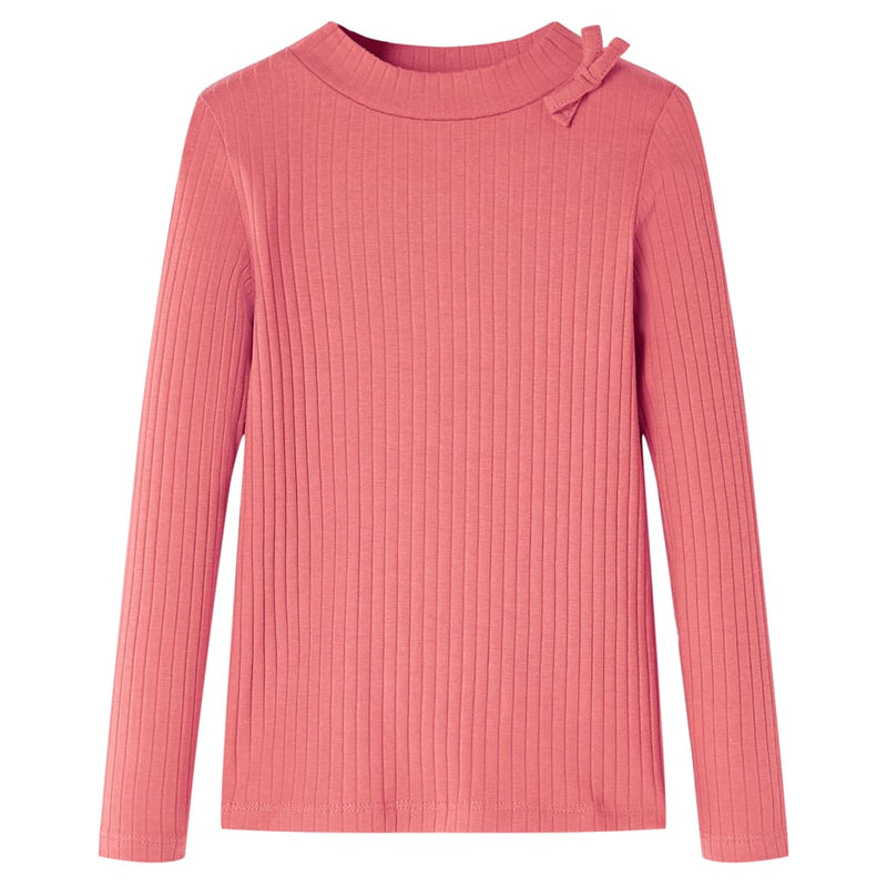 Camicia per bambini Vidaxl con maniche lunghe 140 Old Pink
