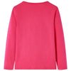 Camisa para niños de Vidaxl con mangas largas 104 Rosa brillante