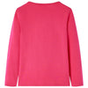 Vidaxl kindershirt met lange mouwen 128 felroze