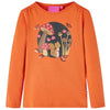 Camicia per bambini Vidaxl con maniche lunghe 116 Oranjebruin