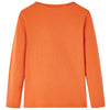 Camicia per bambini Vidaxl con maniche lunghe 116 Oranjebruin