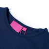 Vidaxl kindershirt met lange mouwen 92 marineblauw