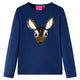 Camicia per bambini Vidaxl con maniche lunghe 104 blu navy
