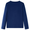 Vidaxl kindershirt met lange mouwen 104 marineblauw