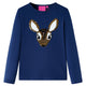 Vidaxl children's shirt with long sleeves 116 navy blue
