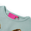 Camicia per bambini Vidaxl con maniche lunghe 116 Middel Mint.