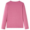 Camicia per bambini Vidaxl con maniche lunghe 140 lamponi