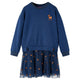 Abito per bambini Vidaxl con maniche lunghe 92 blu navy