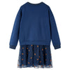 Vestido para niños de Vidaxl con mangas largas 104 azul marino