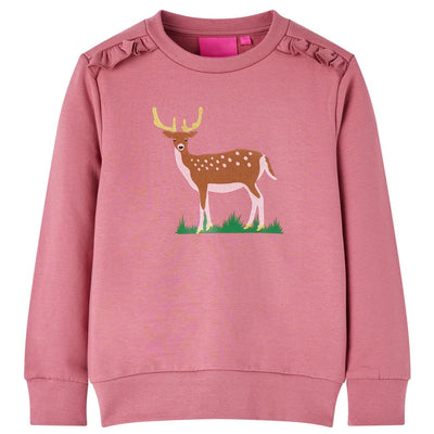 Vidaxl Children's Sweater 92 Raspberry Colored