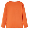 Camicia per bambini Vidaxl con maniche lunghe 128 Oranjebruin