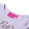 Camicia per bambini Vidaxl con maniche lunghe 128 lilla leggera