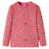 Vidaxl Pigico per bambini con maniche lunghe 140 Old Pink
