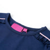 Camicia per bambini Vidaxl con maniche lunghe 116 blu navy