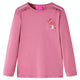 Vidaxl Children's shirt with long sleeves 104 raspberry colored