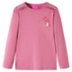 Vidaxl Children's shirt with long sleeves 116 raspberry colored