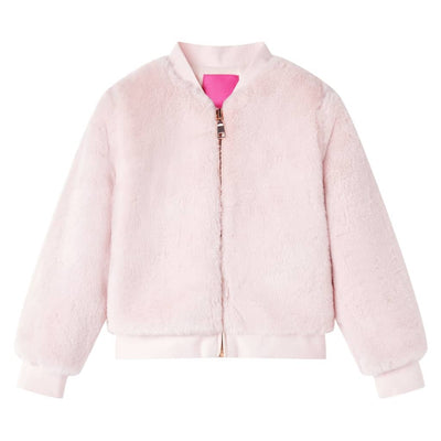 Vidaxl Chaqueta infantil 116 suministro de arte suave rosa