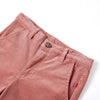 Vidaxl kinderbroek 128 ribfluweel oudroze