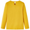 Camicia per bambini Vidaxl con maniche lunghe 128 ocra colori