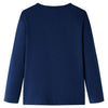 Vidaxl kindershirt met lange mouwen 104 marineblauw