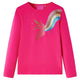 Vidaxl Children's shirt with long sleeves 116 bright pink