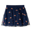 Gonna per bambini Vidaxl con tulle 92 blu navy