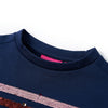 Vidaxl kinderjurk 92 marineblauw