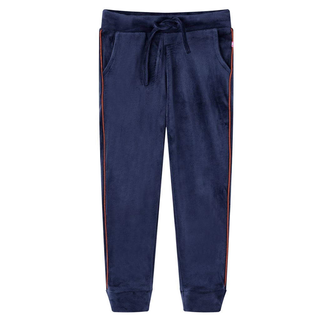 Pantaloni da jogging per bambini Vidaxl 116 blu navy