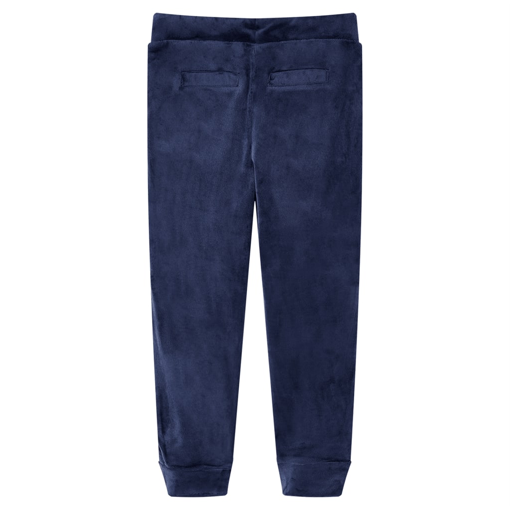 Pantaloni da jogging per bambini Vidaxl 116 blu navy