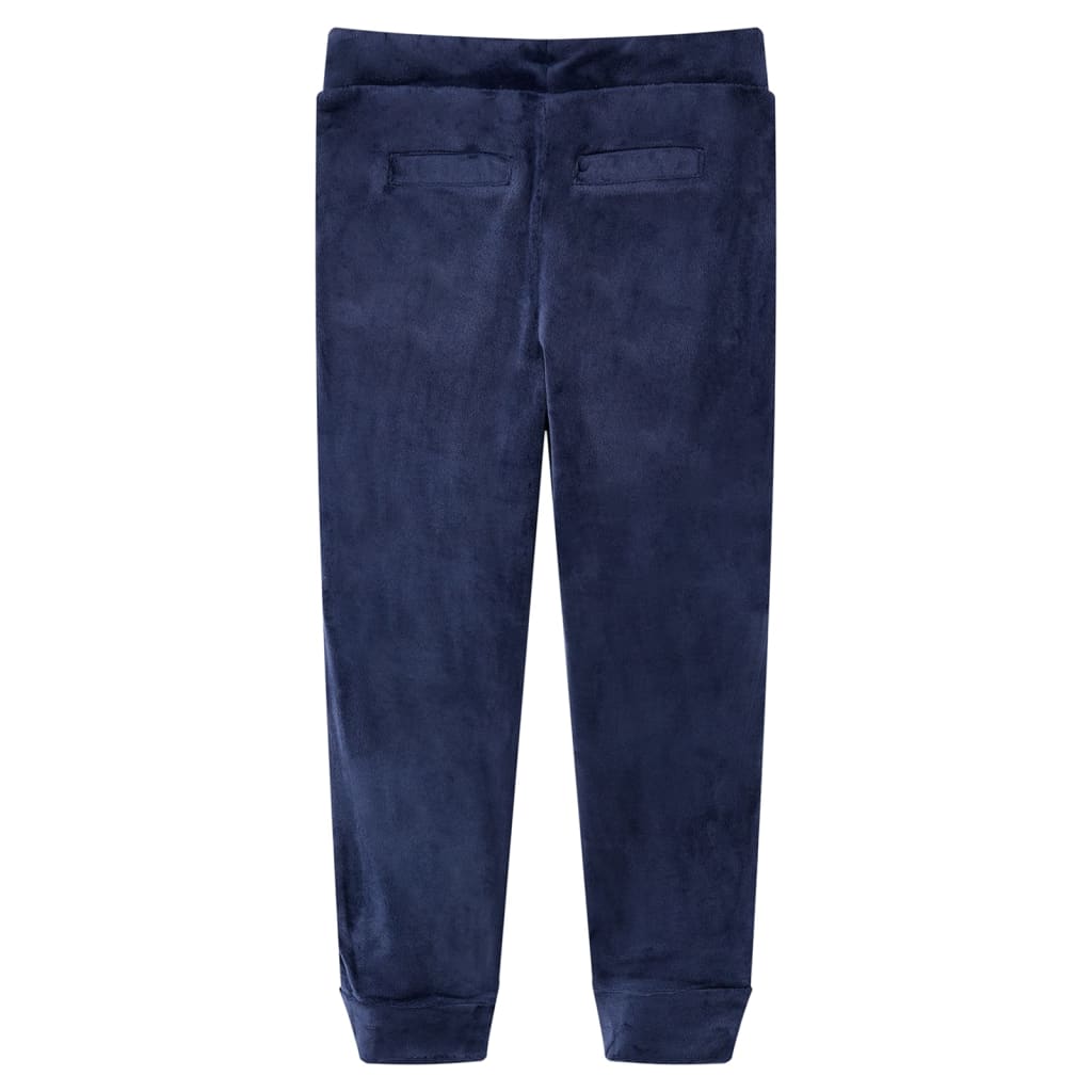 Pantaloni da jogging per bambini Vidaxl 128 blu navy