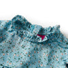 Abito per bambini Vidaxl con maniche lunghe 128 blu
