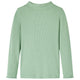 Camicia per bambini Vidaxl con maniche lunghe a basso color 128 menta scura