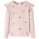 Camicia per bambini Vidaxl con maniche lunghe 92 rosa