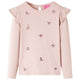 Camicia per bambini Vidaxl con maniche lunghe 116 rosa