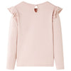 Camicia per bambini Vidaxl con maniche lunghe 116 rosa