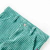 Vidaxl kinderbroek 104 ribfluweel mintgroen